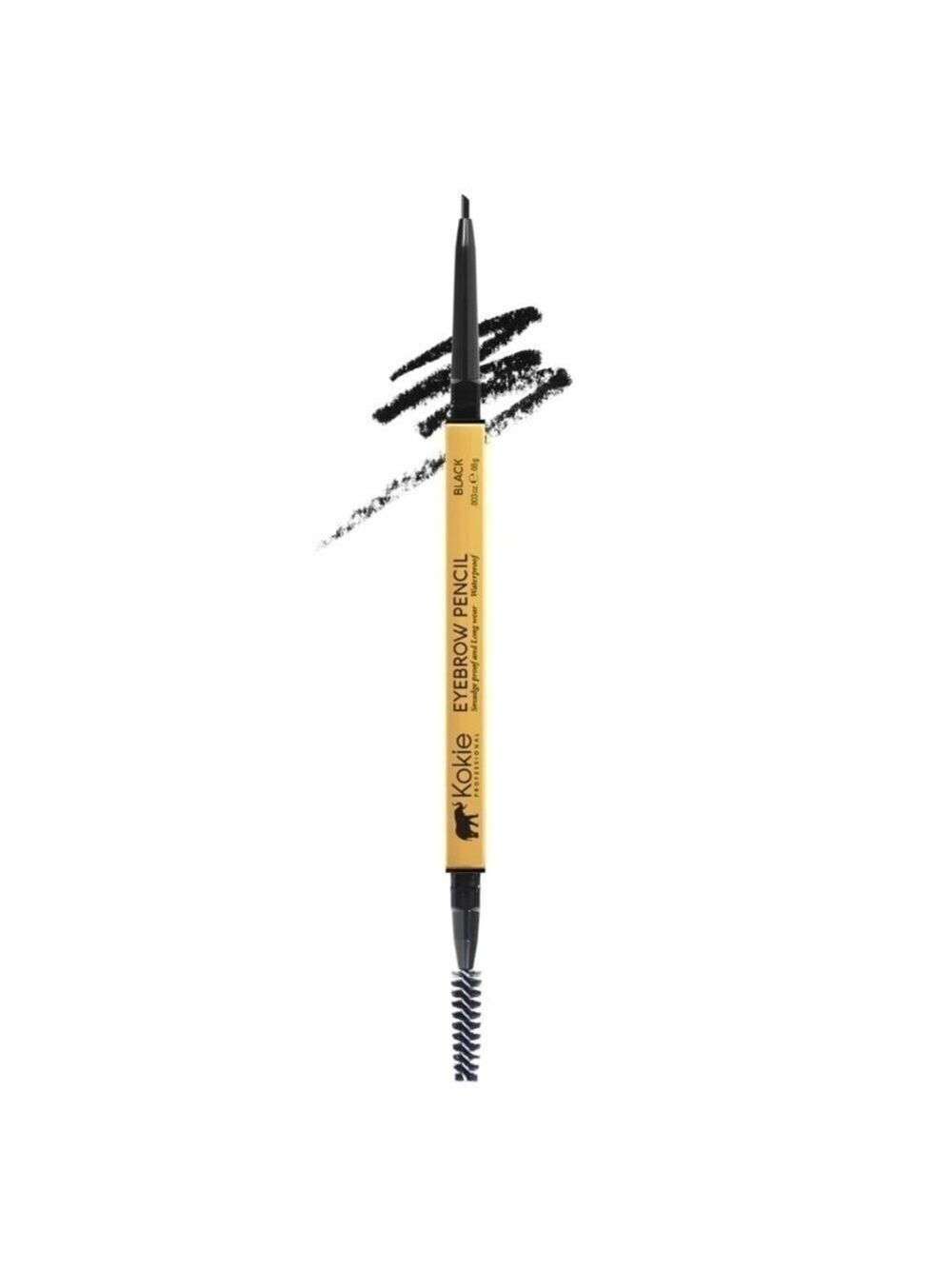 Kokie Cosmetics Micro Fine Eyebrow Pencil in Black | NEW | Waterproof